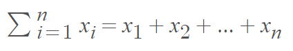 Summation formula