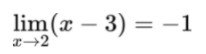 Limits notation