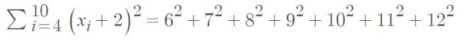 sigma notation