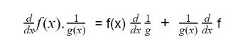 product rule on quotient rule